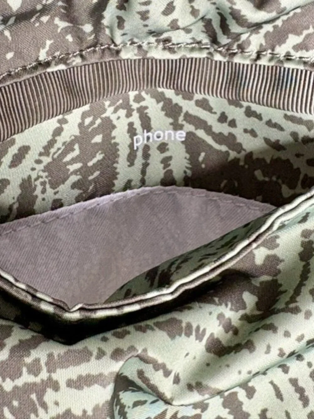 Lululemon Athletica Wanderlust Travel/Festival Bag - Olive/Gray - 9